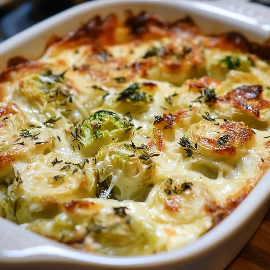 Rosenkohl Gratin