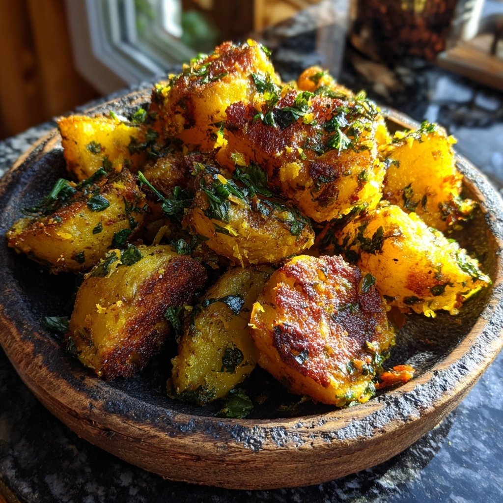 Krosse Zitronen-Kräuter-Kartoffeln