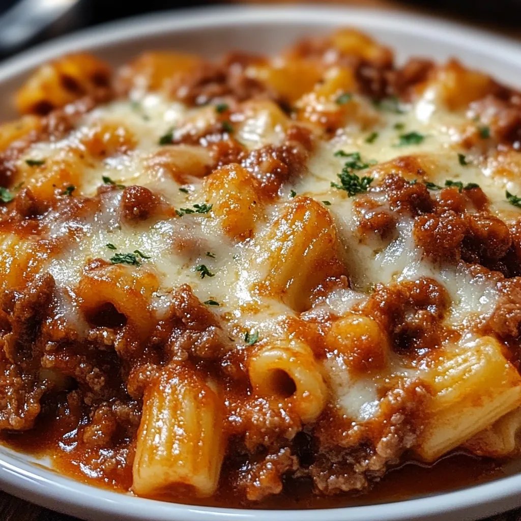 Gnocchi-Auflauf mit Käse-Bolognese