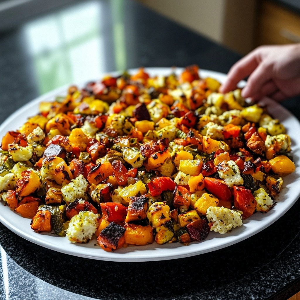 Winterlicher Gesund-&-Leicht-Quinoasalat mit Ofengemüse