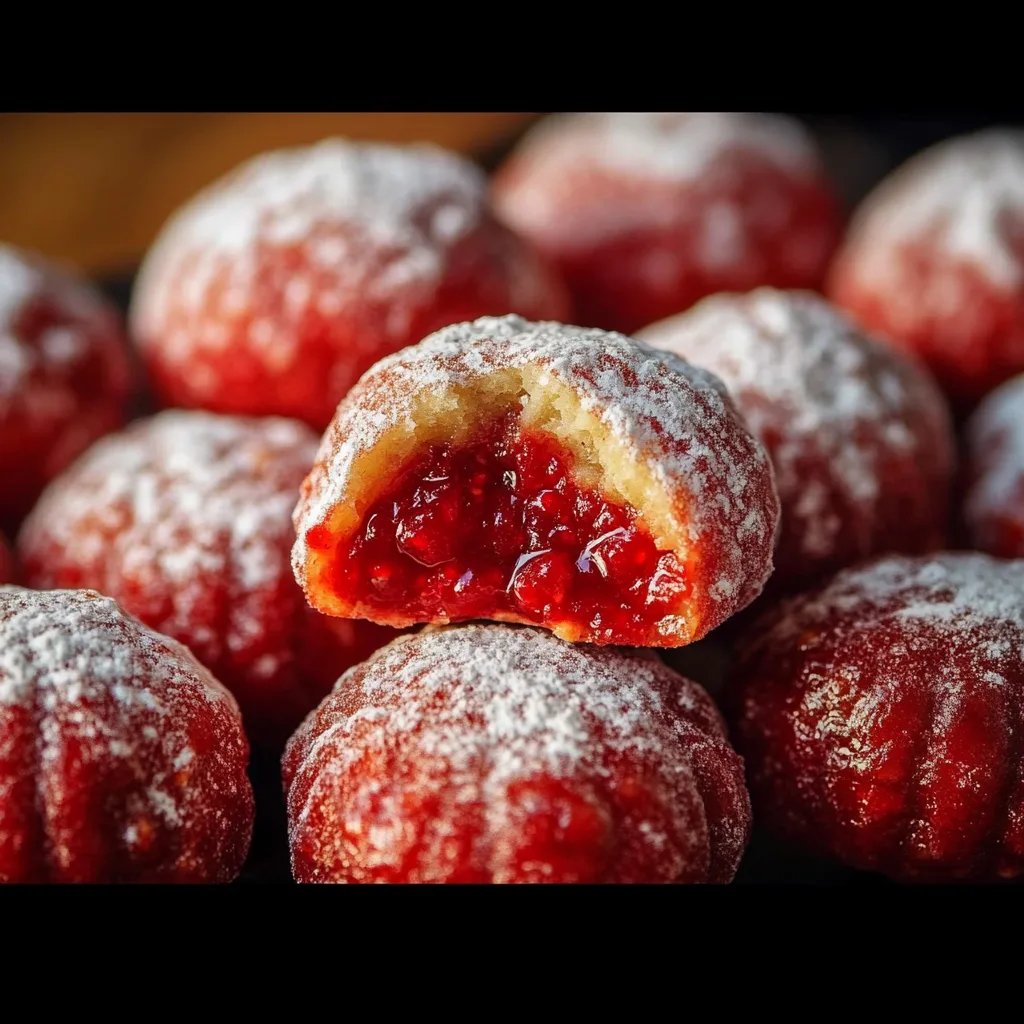 Marmeladen Küsschen vom Blech