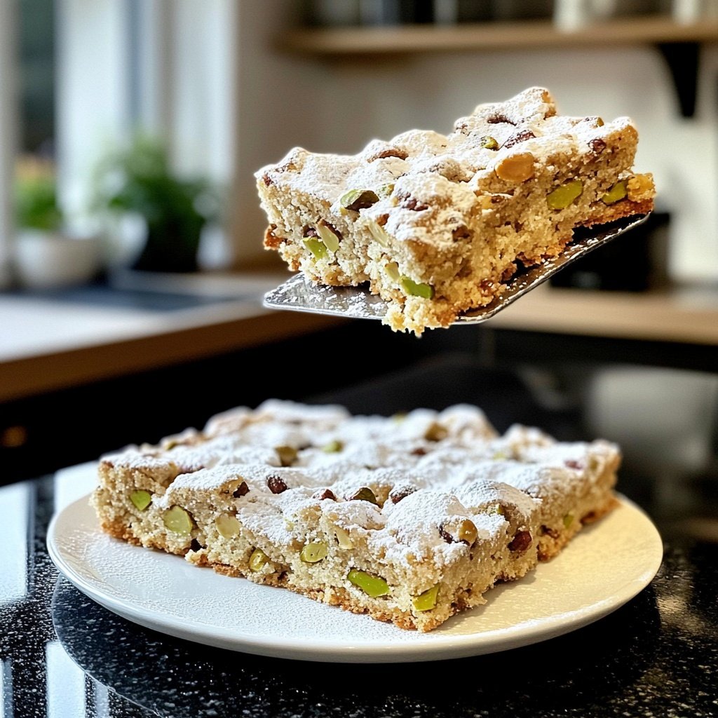 Zarte Pistazien Murbchen Mit Puderzucker