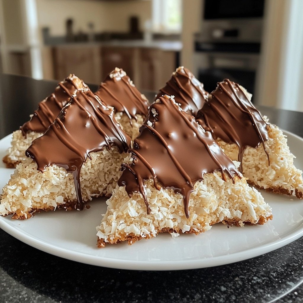 Kokosmakronen Spitzen