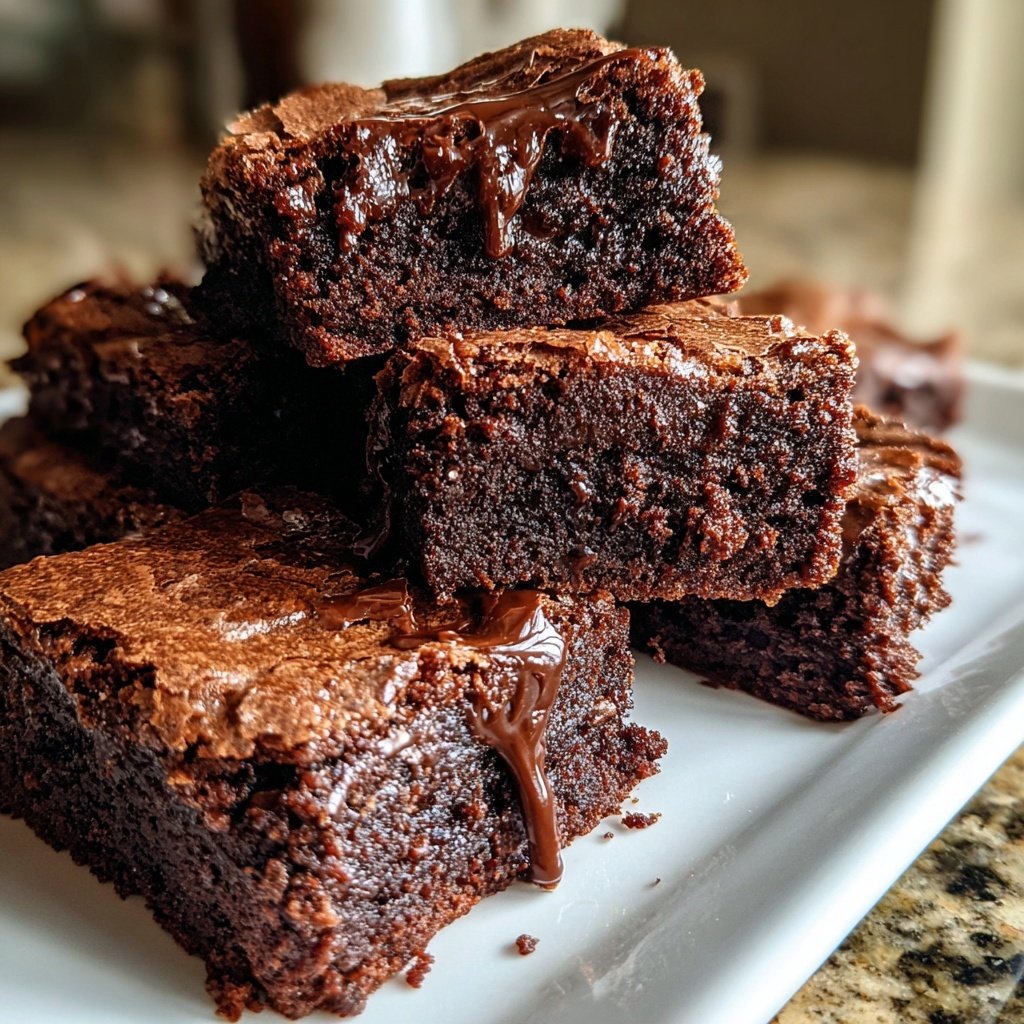 Dekadente Topfen Fudge Brownies