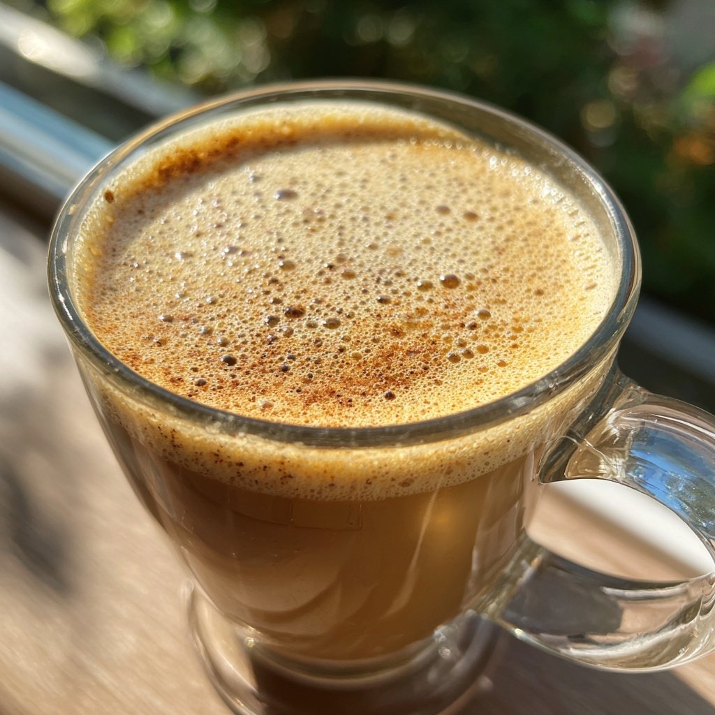 Veganer Eierpunsch mit Sojamilch