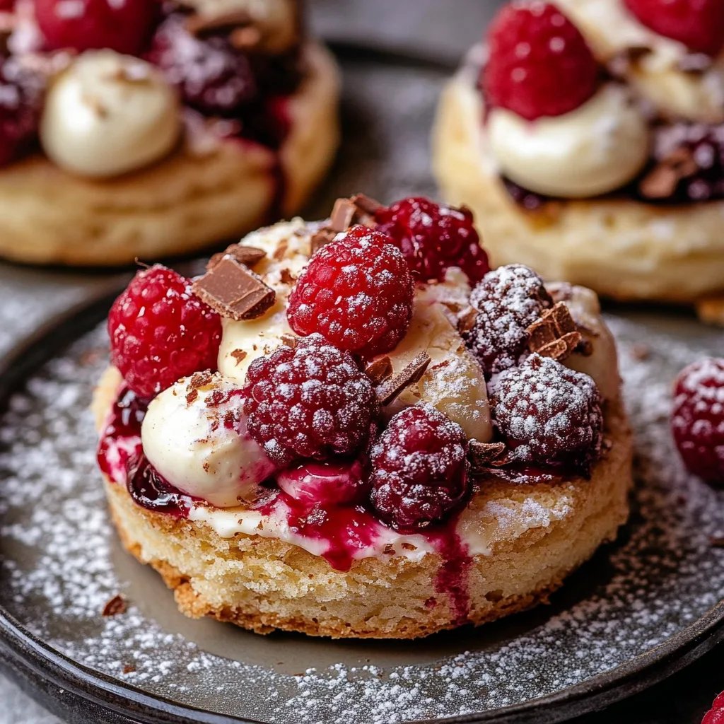 Himbeerkekse mit weißer Schokolade