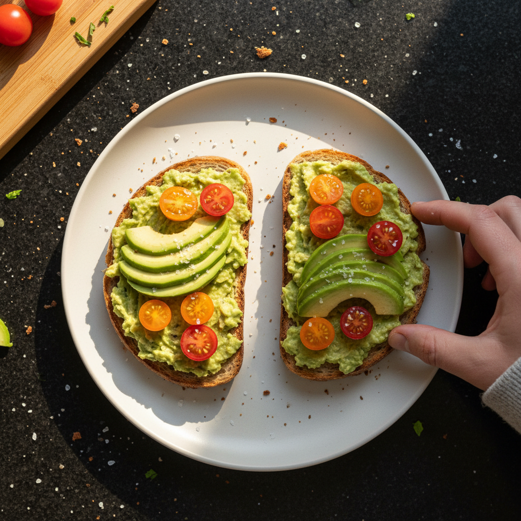 Avocado Toast für Verliebte