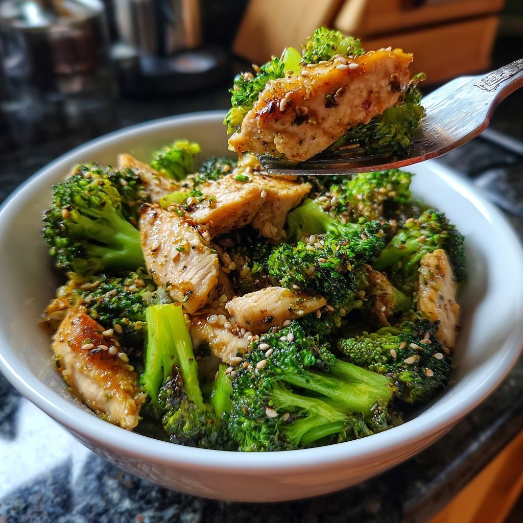 Hähnchen Brokkoli Pfannengericht