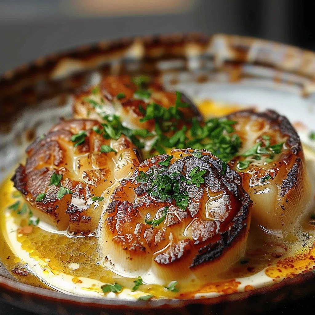 Köstliche cremige Knoblauch