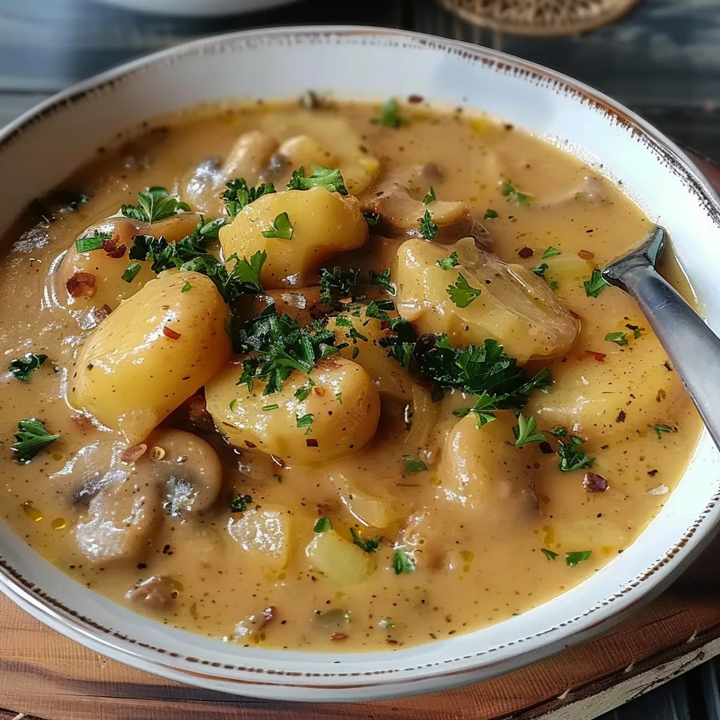 Kartoffelgulasch mit Würstchen