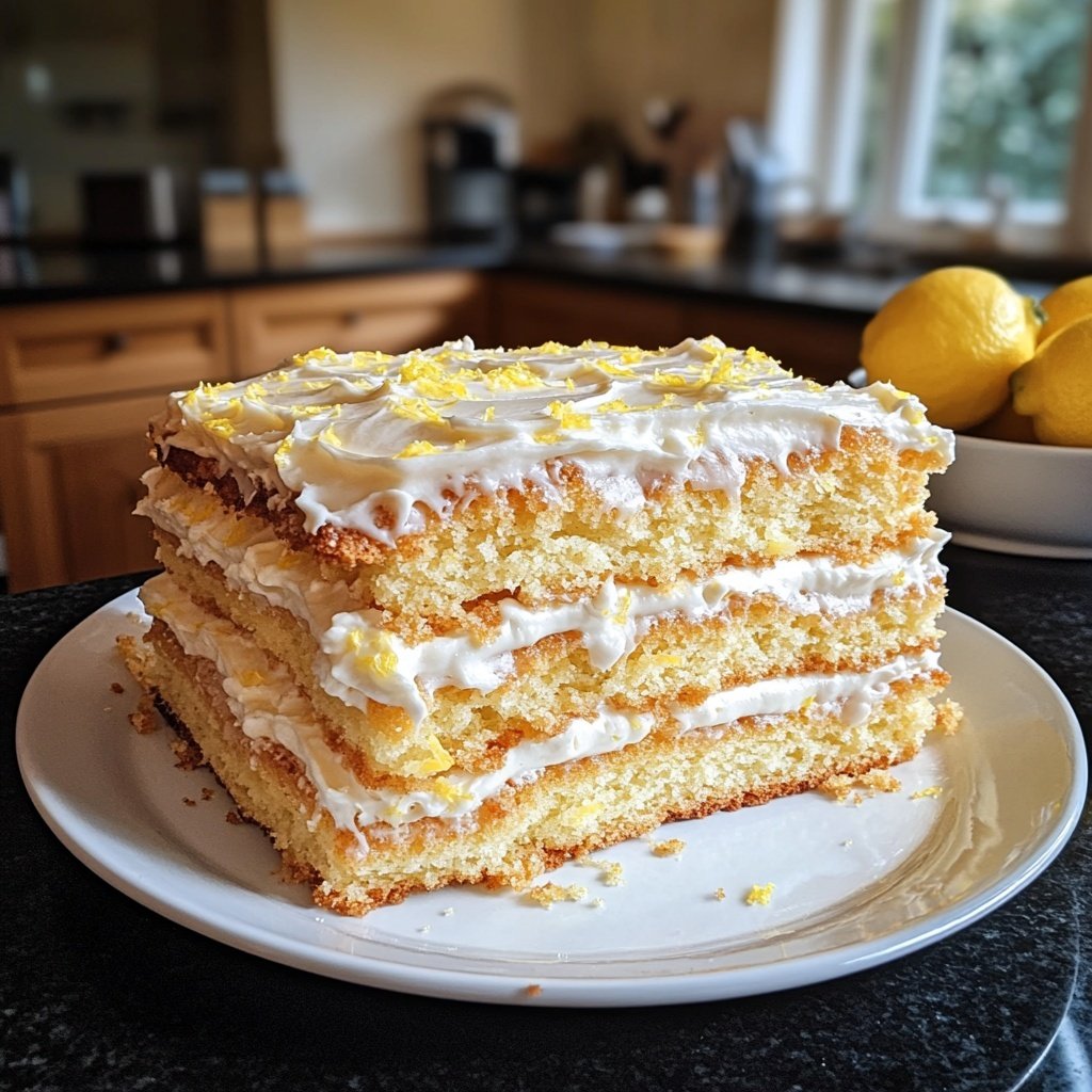 Meyer Zitronen Schachbrett Kuchen