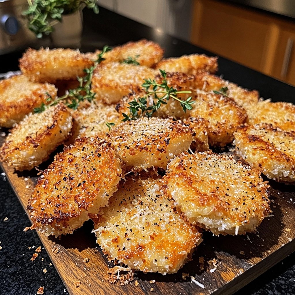 Knuspriger Rosenkohl mit Parmesan