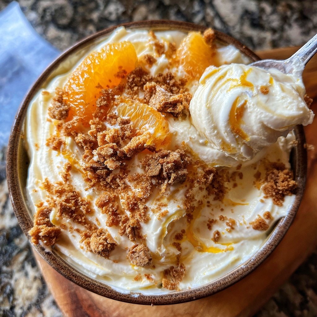 Spekulatius Mandarinen Quark Creme