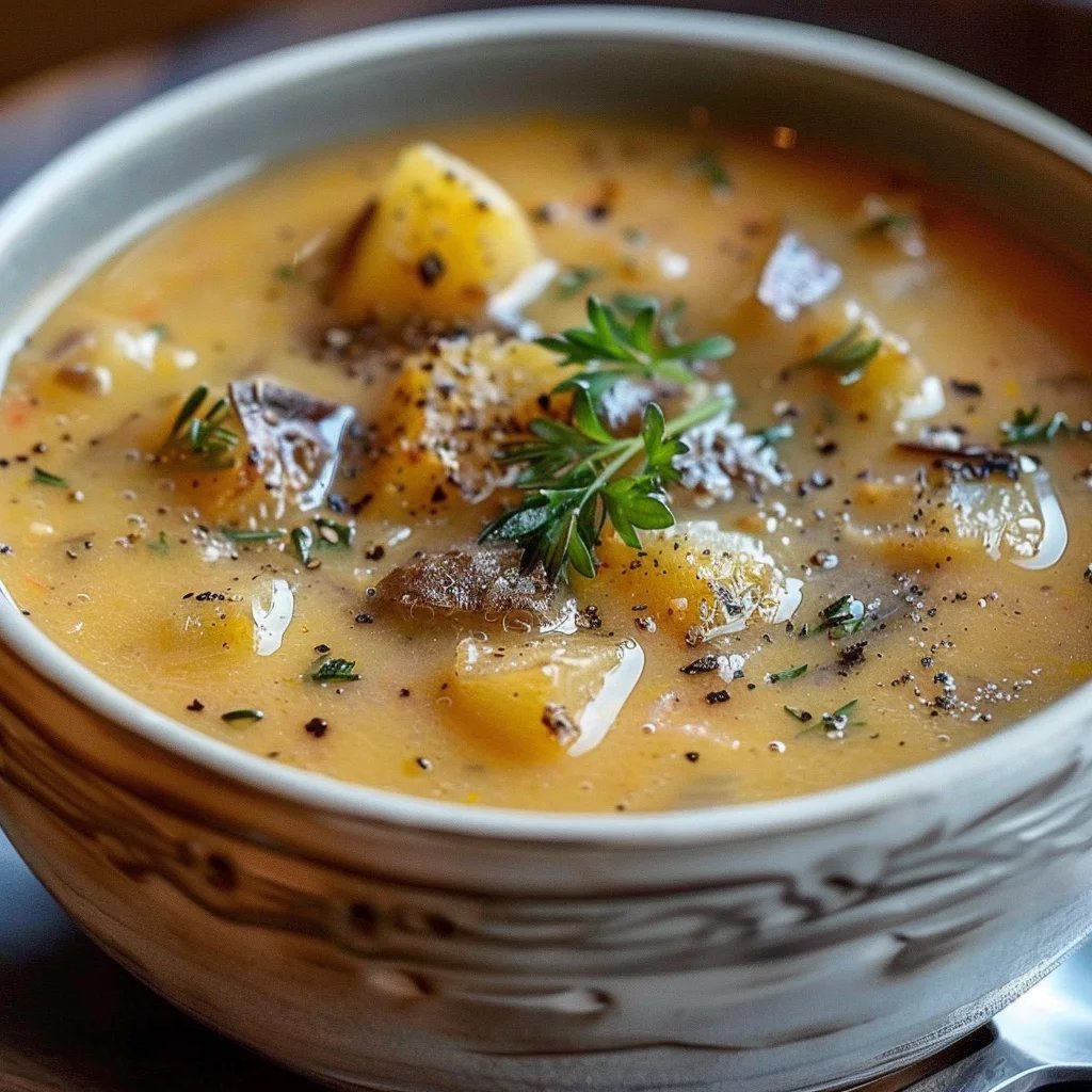 Kartoffel-Pilzsuppe