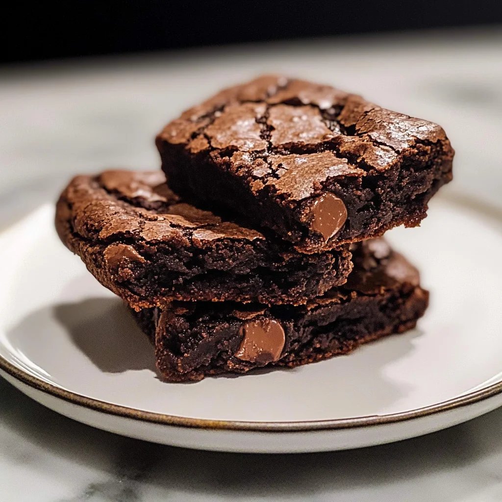 Fudgy Schokoladen-Brownie-Kekse