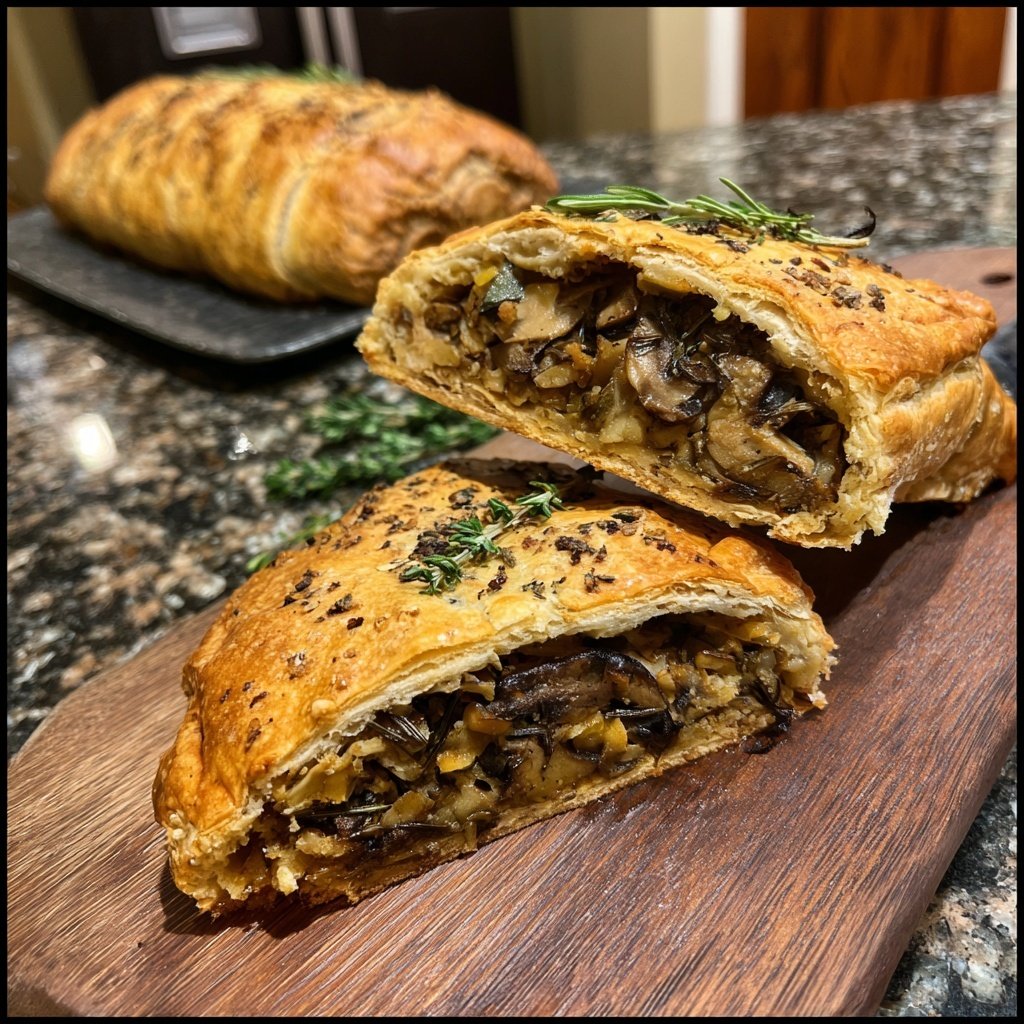 Pilz Wellington Rosmarin Pecorino Kruste