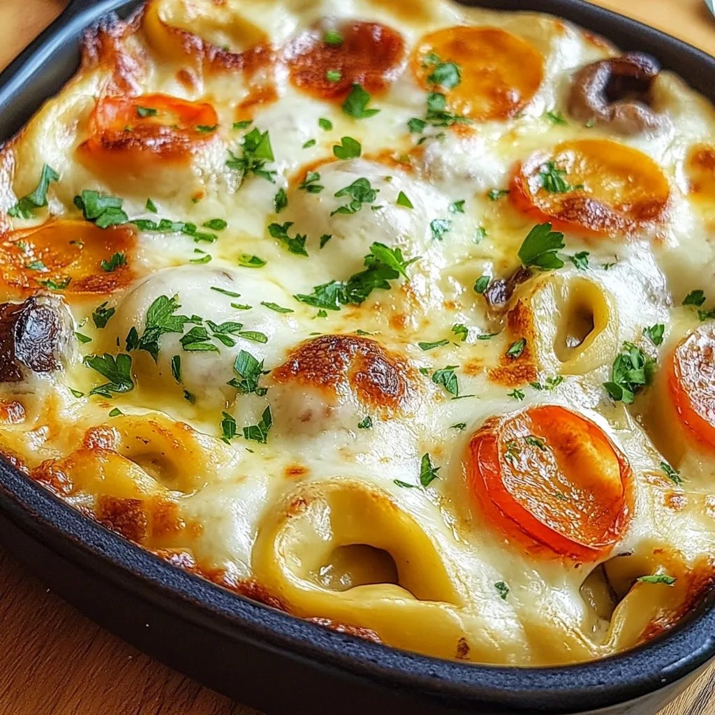 Cremige Tortellini Auflauf
