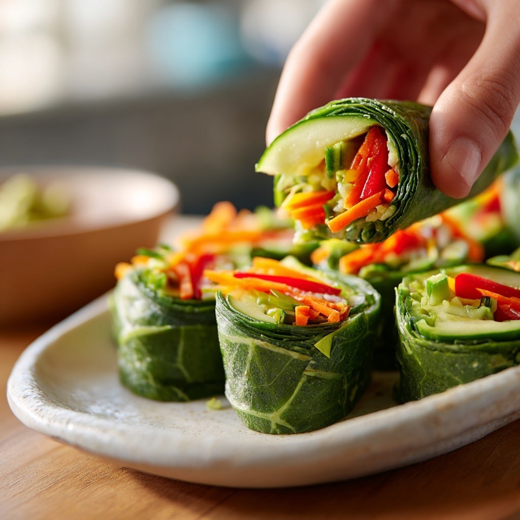 Gemüse Sushi Rollen Wrap
