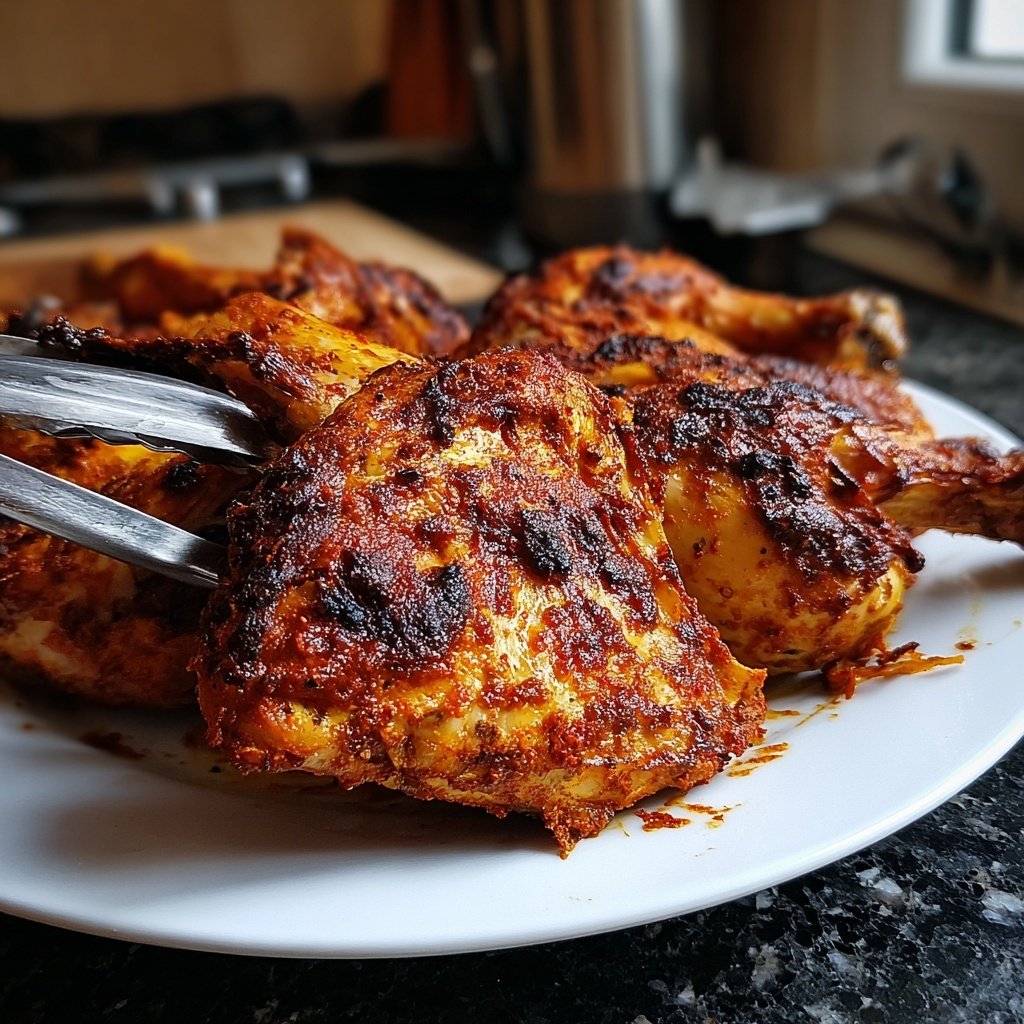 Paprika Gewürztes Brathähnchen
