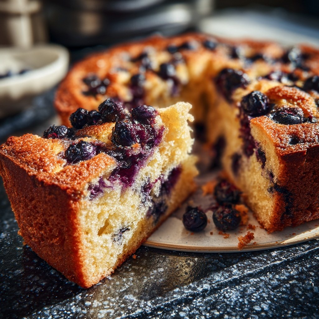 Zitrone Blaubeeren Sauerteig mit Vanilleschote