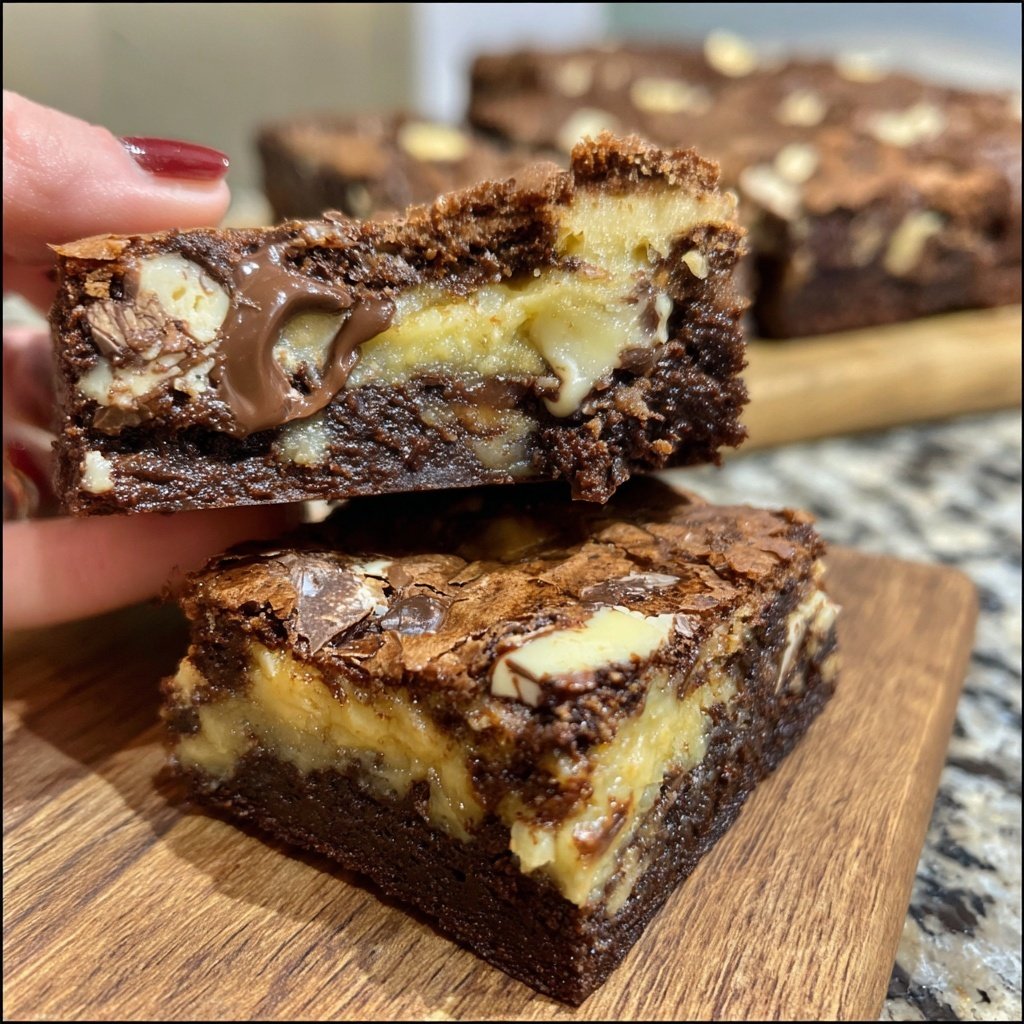 Dreifach Schokoladen Brownies