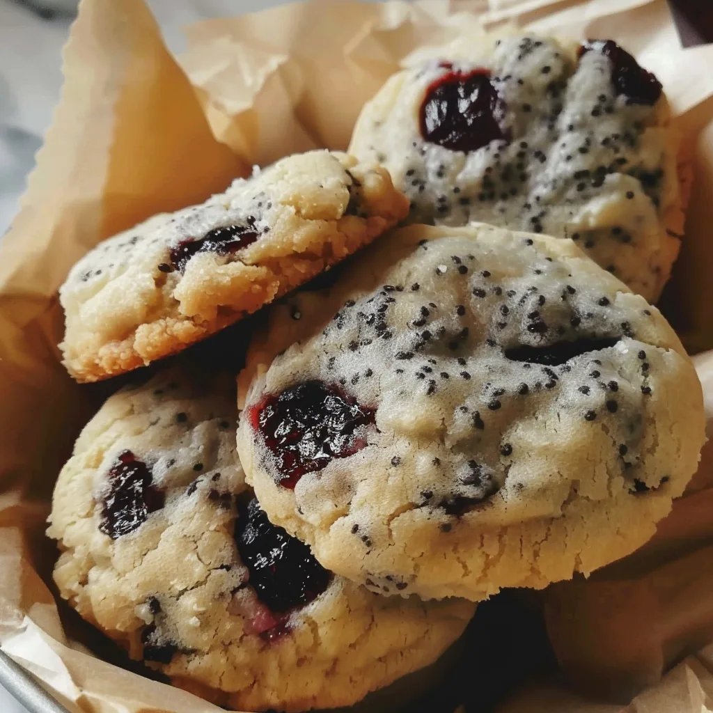 Mohn-Kirsch-Plätzchen