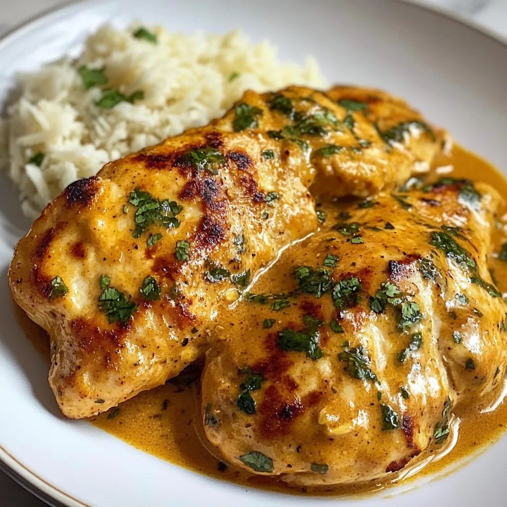 Cremiges Honig-Senf-Hähnchen