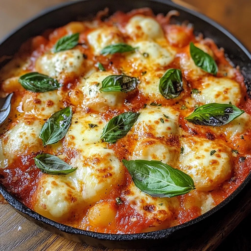 Gnocchi Auflauf Tomate Mozzarella