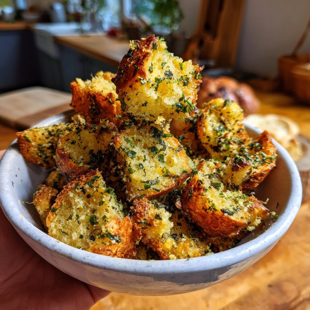 Knoblauch Kräuter Kartoffeln aus dem Ofen