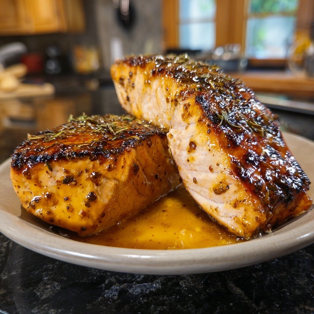 Honig Senf Lachsfilet