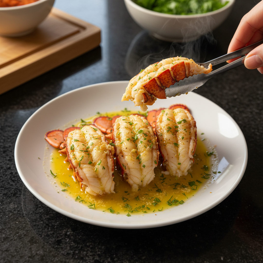 Elegantes Hummer Schwänze Dinner