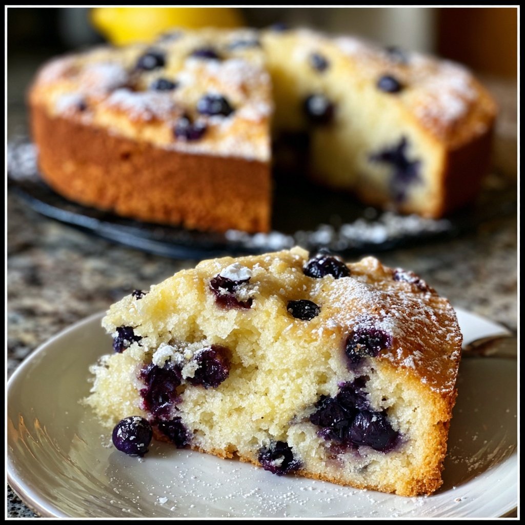 Einfacher Blaubeeren Zitrone Sauerteig für Sommerbäckerei