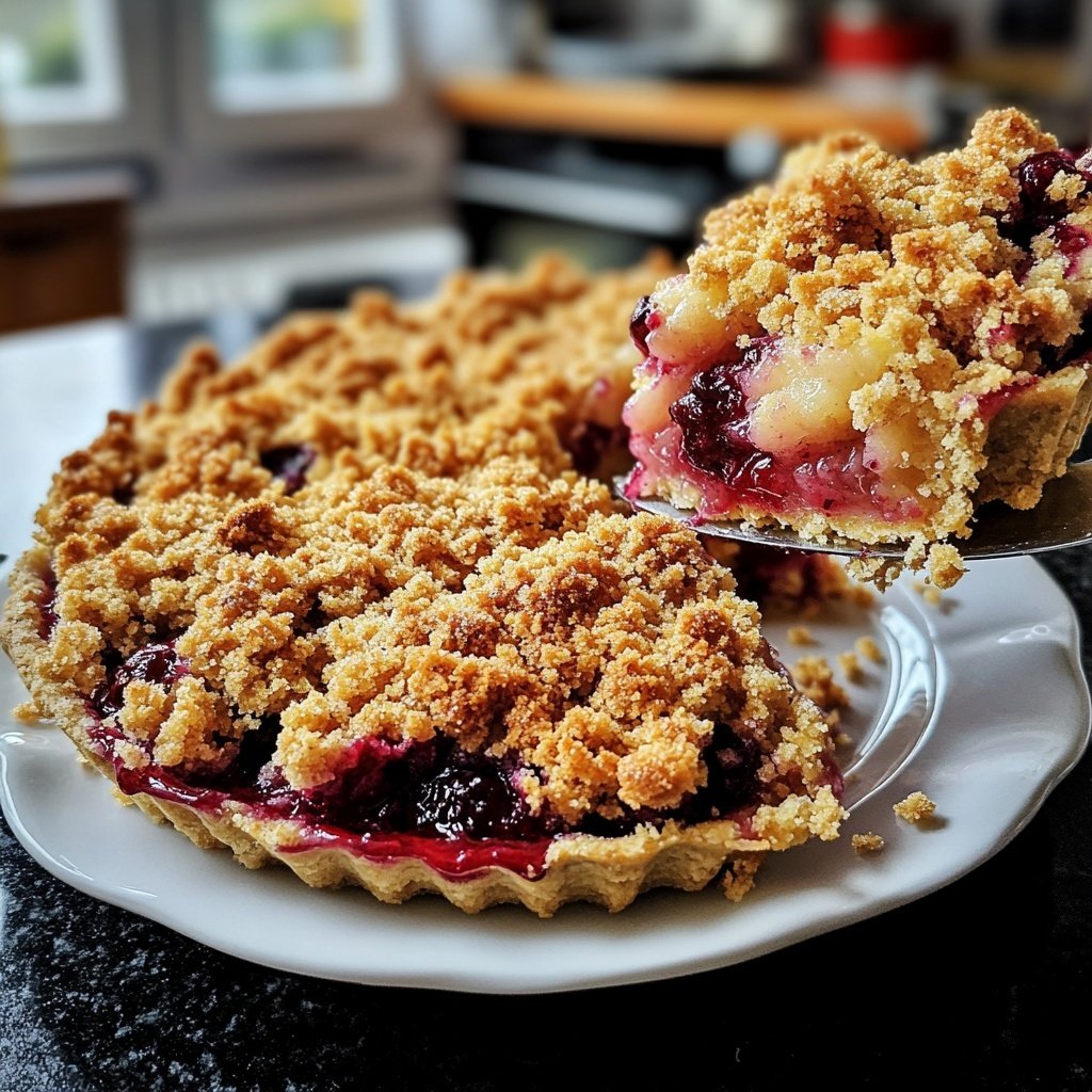 Apfel-Cranberry-Crumble mit Zimtstreuseln