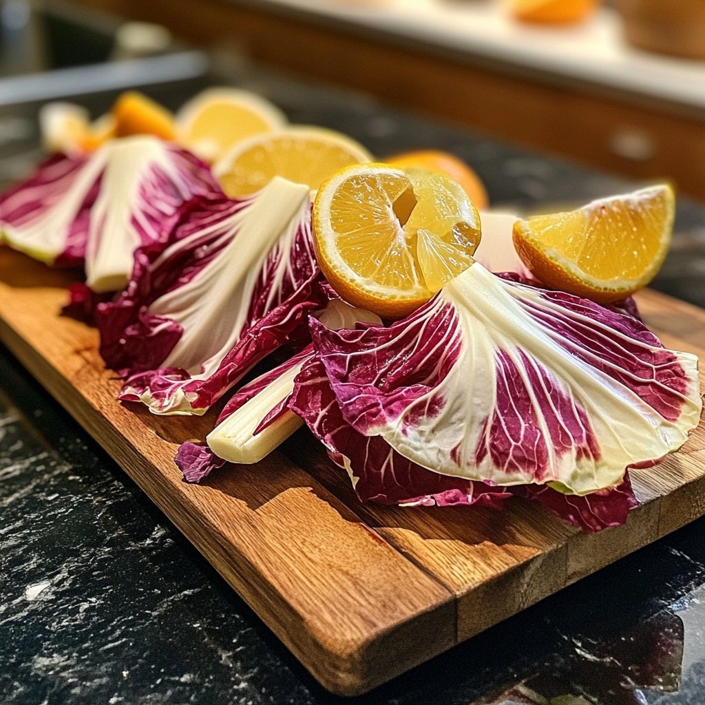 Radicchio mit Zitrusfrüchten