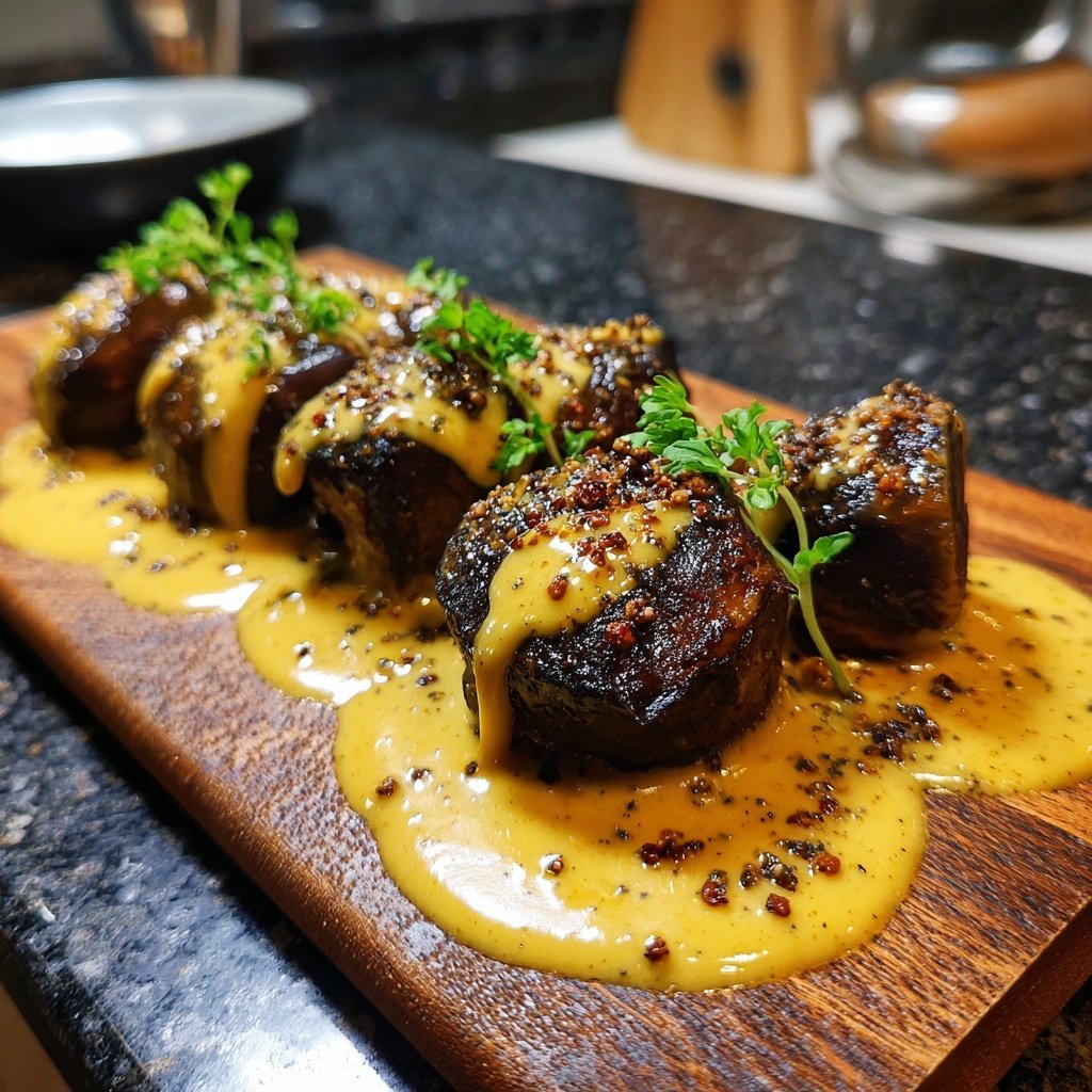 Schwarzwurzeln in Senfsauce