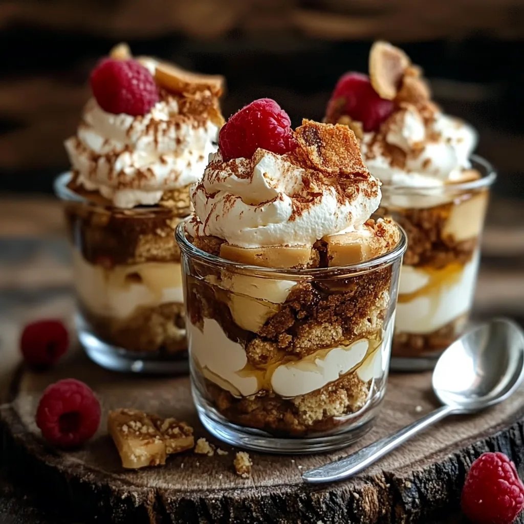Bratapfel Karamell Trifle