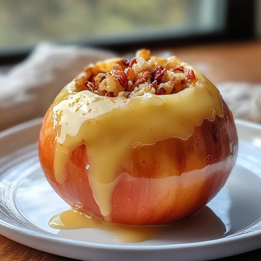 Bratapfel mit Marzipan-Nuss-Füllung