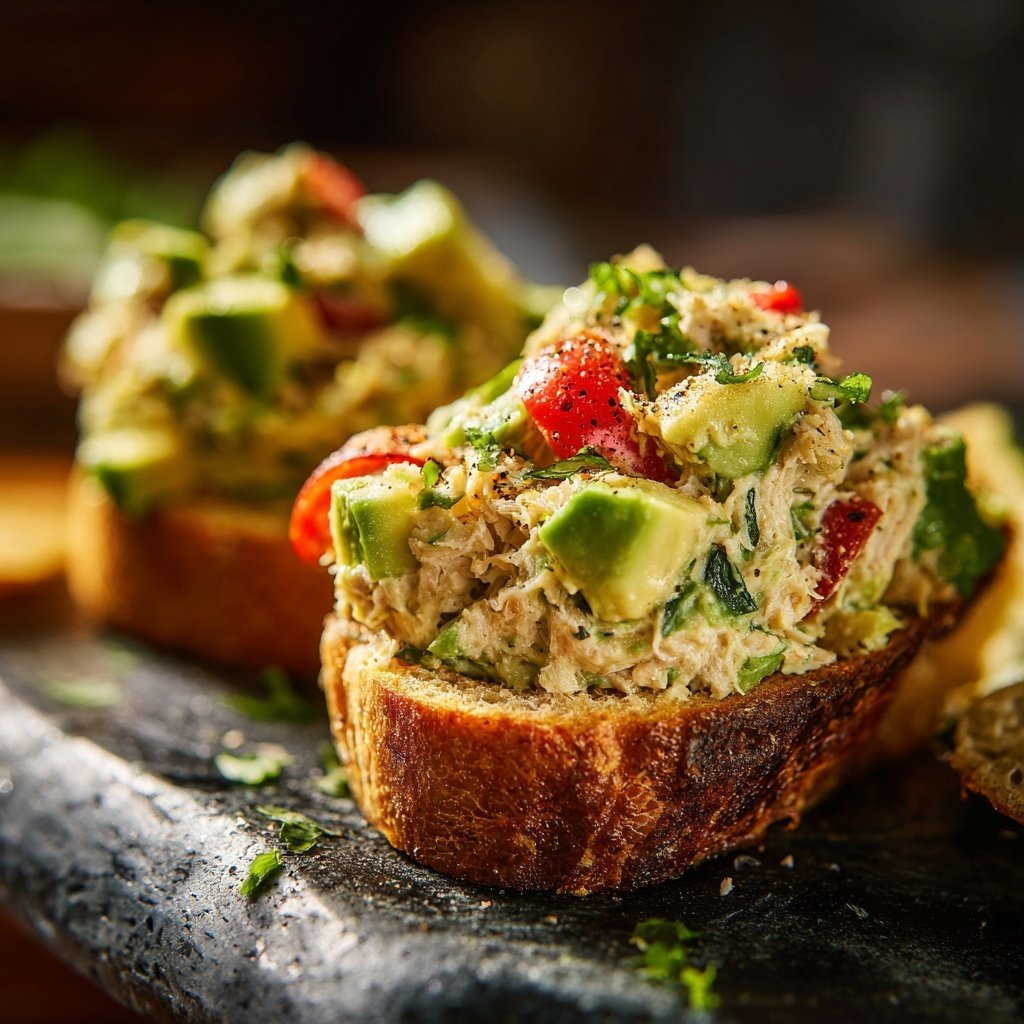 Thunfisch Avocado Salatschiffchen