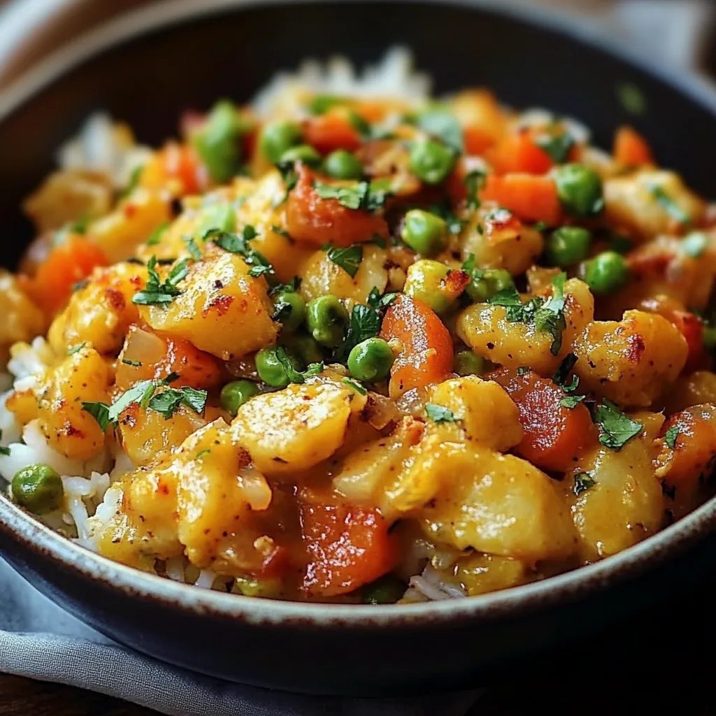 Reis mit Gemüse-Frischkäse-Sauce